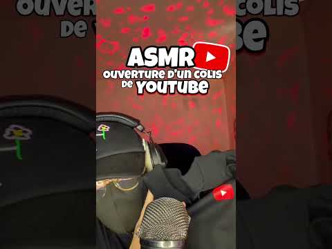 ASMR  : J'ai reçu un colis secret de YouTube ! #youtubepartnerperks #asmr
