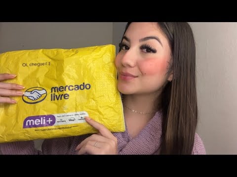 ASMR abrindo recebido de inscrito 