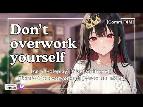 Girlfriend Shrinks You, So You Can Finally Relax [F4M] [ASMR Roleplay] [Tiny Listener] [Comfort]
