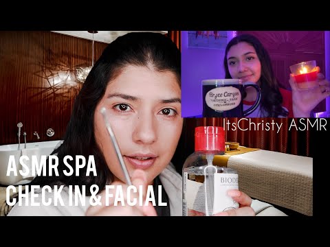 ASMR SPA CHECK IN & FACIAL TREATMENT (Collab with ItsChristy ASMR) | ASMR ROLE PLAY SPA DAY