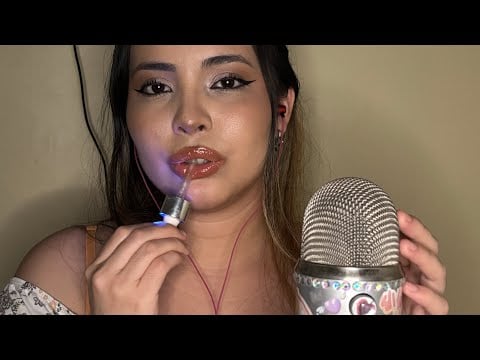 Conta gotas no dente /arranhando o microfone ( ASMR) 