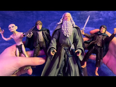 ASMR The Lord of the Rings Figures Unboxing (Whispered, Plastic Sounds)