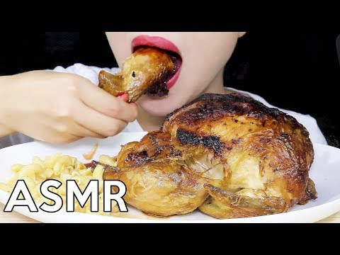 ASMR ROTISSERIE CHICKEN *HAPPY THANKSGIVING* 통닭 리얼사운드 먹방 Eating Sounds