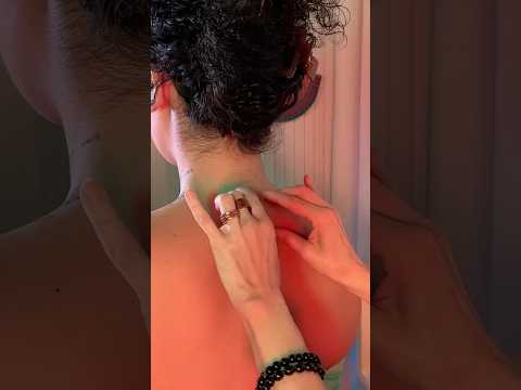 SCOLLAMENTO COLONNA VERTEBRALE ✨ASMR Persona Reale  #massage #relax #rilassamento