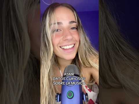 ASMR DATOS CURIOSOS SOBRE LA MÚSICA #asmr #relax #dormir #musica