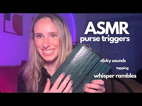 ASMR | My Favorite Purse 👛 (Tapping, Scratching, Whisper Rambles)