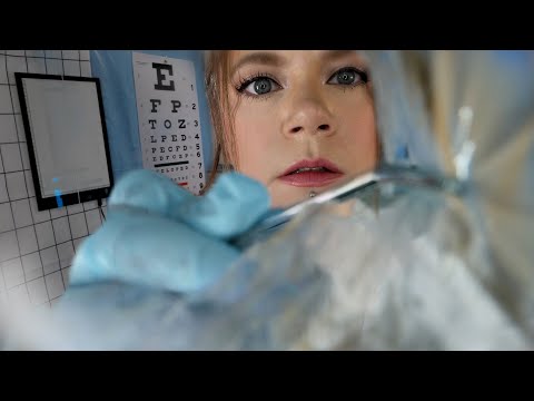 ASMR Hospital Eye Exam & Cleaning | Treatment for Eye Infection