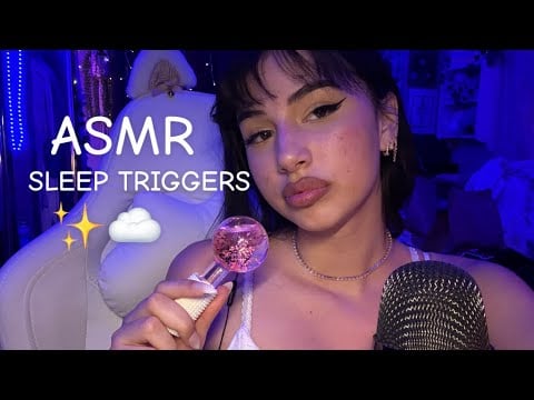 ASMR triggers to help you sleep 💤 ✨