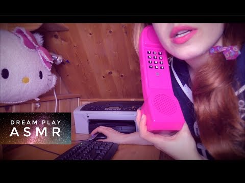 ★ASMR [german]★Comic Shop Roleplay, Keyboard Tapping, Chewing Gum, Turning Pages | Dream Play ASMR