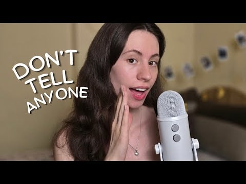ASMR Telling You My Secrets | Inaudible Whispering Up Close