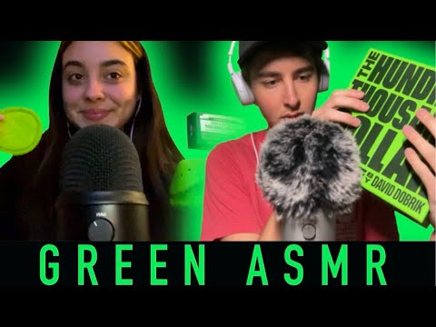 Sleep to this All 🟢GREEN🟢 ASMR Video | ft Gina ASMR