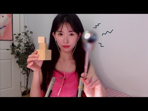 ASMR 刺痛免疫耳朵 抓撓木塊麻痹大腦 Intense Trigger Sounds,Beating Your Tingle Immunity  敲擊