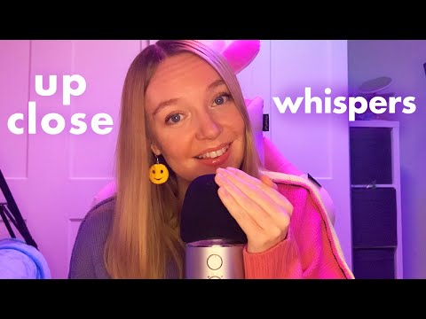 ASMR Up Close Whispers (Late Night Rambles)