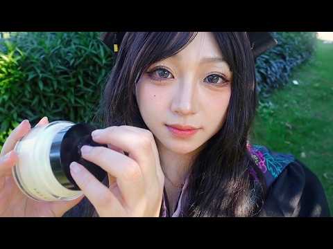 ASMR Your Roommate Gets You Ready for Graduation Photos 🎓 Makeup Roleplay