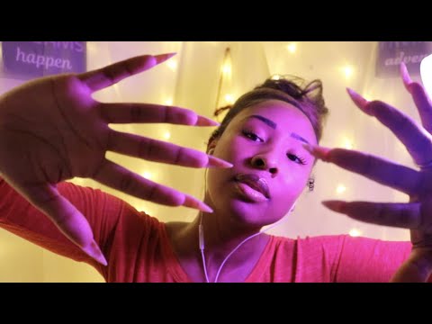 ASMR GIVEAWAYS + Hand Movement + Nails Whispers