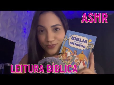 LEITURA BÍBLICA/LEINHA ASMR #asmr #relaxing #satisfying #asmrsounds #fyp