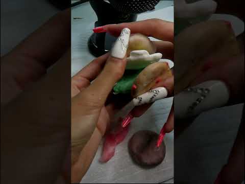 asmr CLAY WAX  HAMBURGER TAPPING