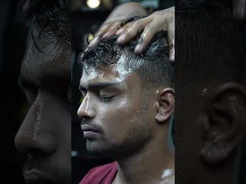 Best Satisfying Oily Head Massage ASMR #shorts