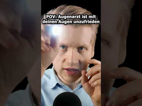 ASMR - POV: Augenarzt ist mit deinen Augen unzufrieden! #shorts #asmr #roleplay #deutscheasmr