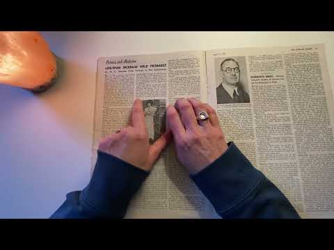 Antique Magazine Flip Through ~ Soft Spoken ASMR