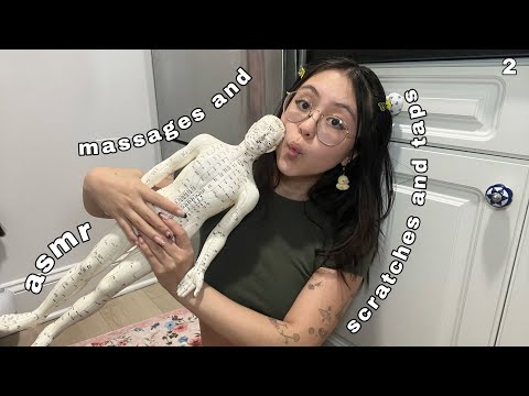 ASMR Fast Personal Attention Massage on You (Acupuncture Doll, Gripping, Rubbing, Tapping)