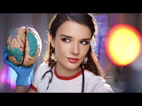 ASMR  Gentle AF Lobotomy for SLEEP 👁👄👁 - Roleplay (Cranial Nerve , Ear , Eyes, Face Exam)