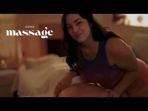 ASMR Back Massage POV 😴 Oil Sounds, Skin Scratching, Scalp Massage [Personal Attention]