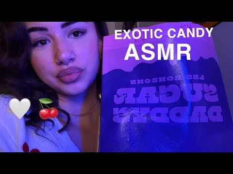 ASMR | Trying exotic candy !!!!