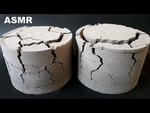 ASMR: Broken Cement Baking Soda Crumble+Shaving #284