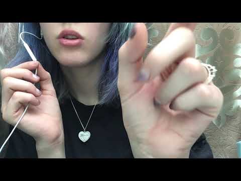 Asmr shushing sounds + hand movements