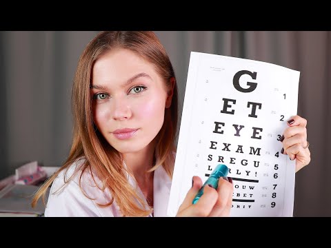 [ASMR] A Detailed Eye Exam with Dr. Lizi.  RP, Personal Attention