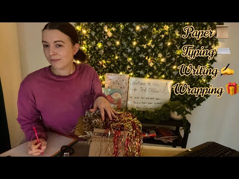 ASMR Christmas Post Office