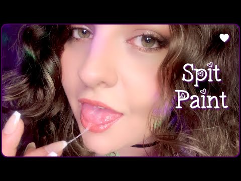 ASMR ~ Quickly Spit Painting You! ♥