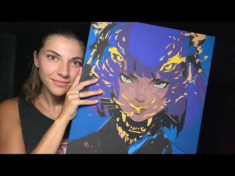 АСМР 🤍 ТРЕЙСИНГ КАРТИН 🖼️#медленныйасмр #близкийшепот #расслабление