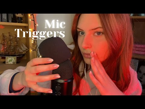 ASMR Ultimate Relaxation Mic Triggers 💫 with Mouth Sounds and Hand Movements