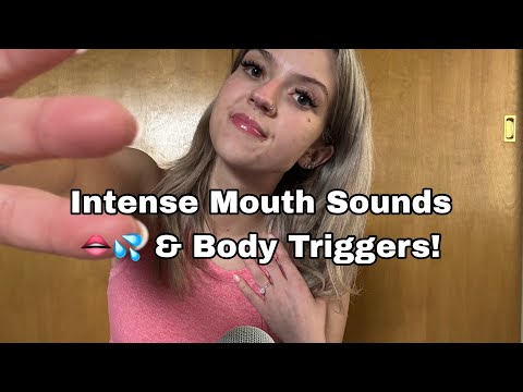 ASMR| Intense & Intimate Mouth Sounds! + Body Triggers! 