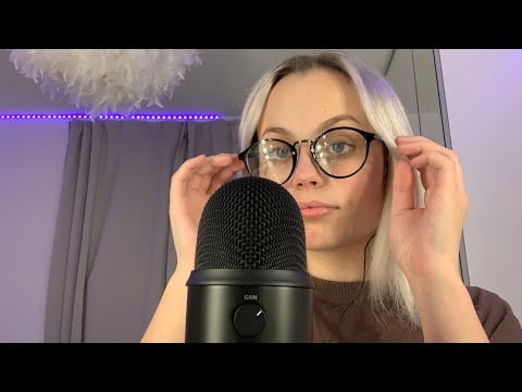 ASMR Tapping On My Glasses | Glasses Tapping & Some Whispering 👓
