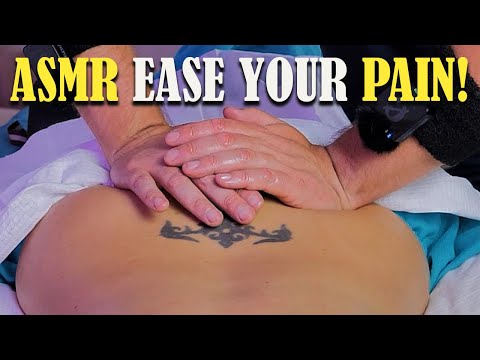 ASMR DEEP TISSUE MASSAGE TO EASE LOWER BACK PAIN [No Talking][No Music]