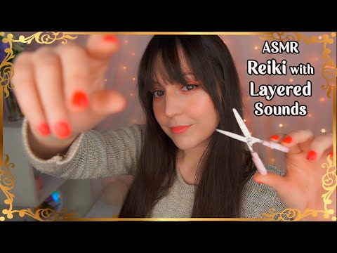 ⭐ASMR [Sub] Plucking Your Negative Energy (Layered Sounds Reiki)