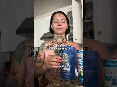 you still drinking water without celtic salt?