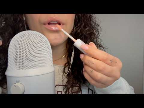 ASMR 50 Layers of Lip Gloss Application 💄 Intense Mouth Sounds