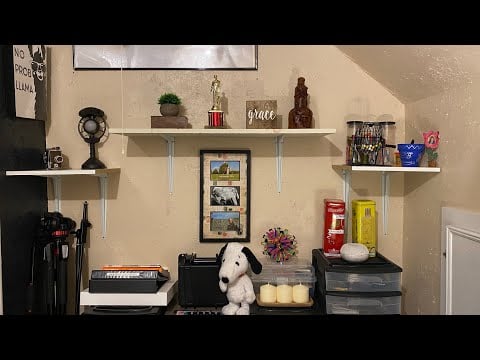 Lofi ASMR // My Recording Room and Office Tour (iPhone Recording)