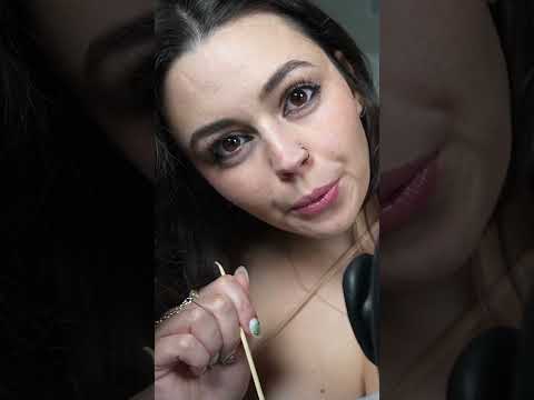 Deep Ear Cleaning ASMR #scratching #whispers #3dioasmr