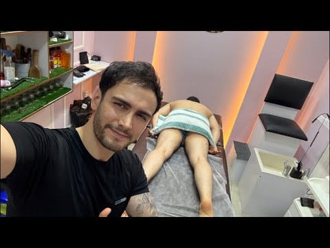 AsmrAlinezhadMassage is live! relax massage🤍💙#relax #asmr #massage #live