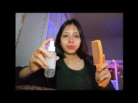 Asmr casero roleplay peluquería ✨ Corte de cabello 💇
