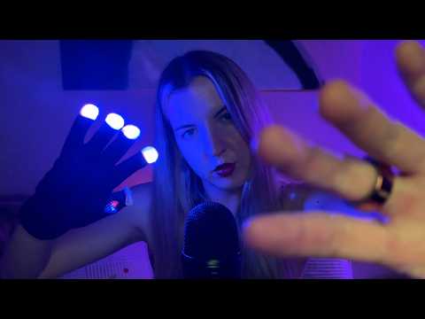 ASMR in Your Face *echos, hand movements, tongue clicking* extra tingly