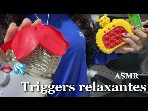 ASMR Gatilhos intensos para dormir |Sons de boca, gatilho visual|