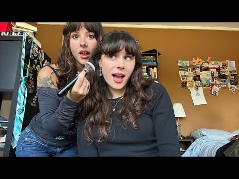 ASMR | Face, Hair and Neck relaxation !!! 🌟🖤