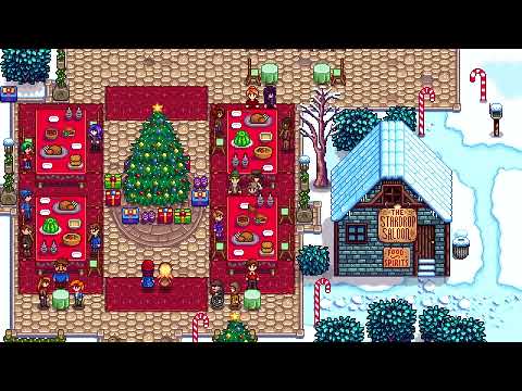 Stardew Valley #85 — Our first Christmas 🎄 | A gift for Harvey… and one from Haley!
