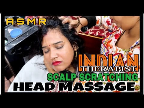 ASMR Scalp Scratching Head Massage || Stress & Pain Relaxation Pills | BeauticiaN DoLL #asmr #relax